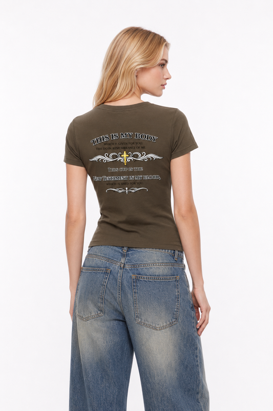 ‘The Last Supper’ Women’s Sunfade Washed T-Shirt