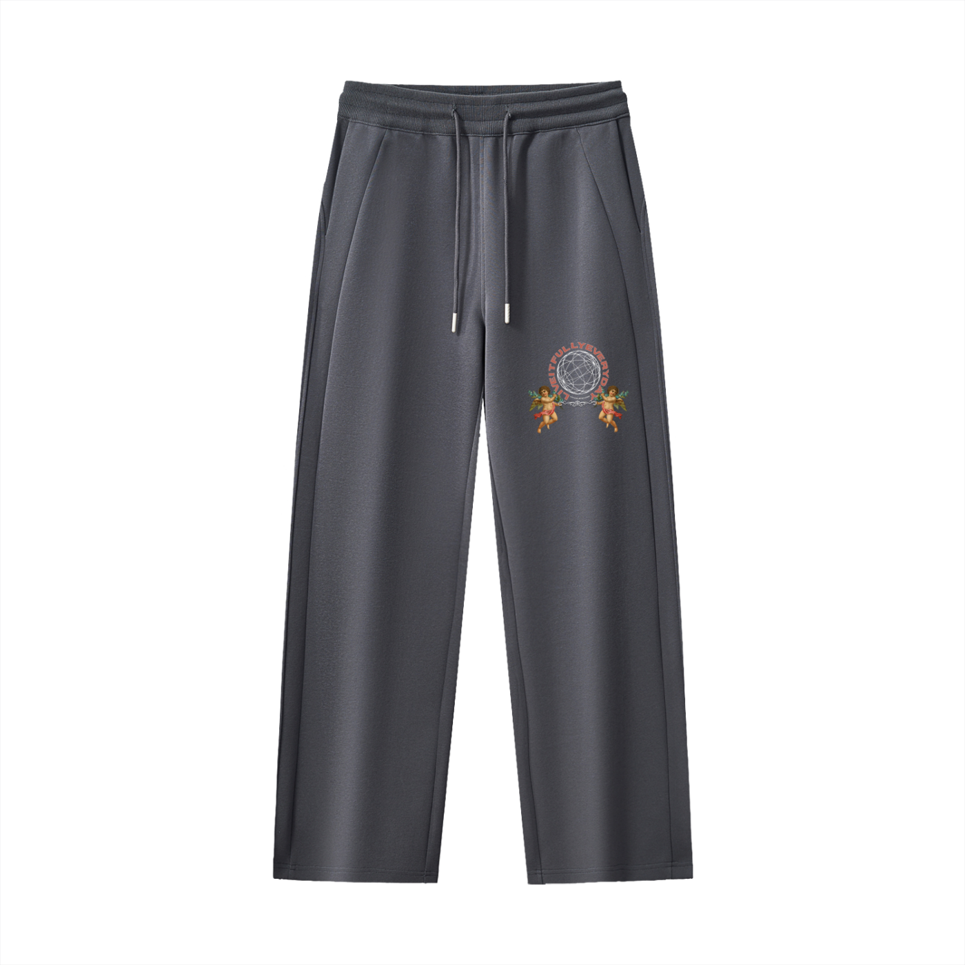 ‘Fountain Of LIFE’ Psalm 36:9 Essential Drawstring Straight-Leg Sweatpants