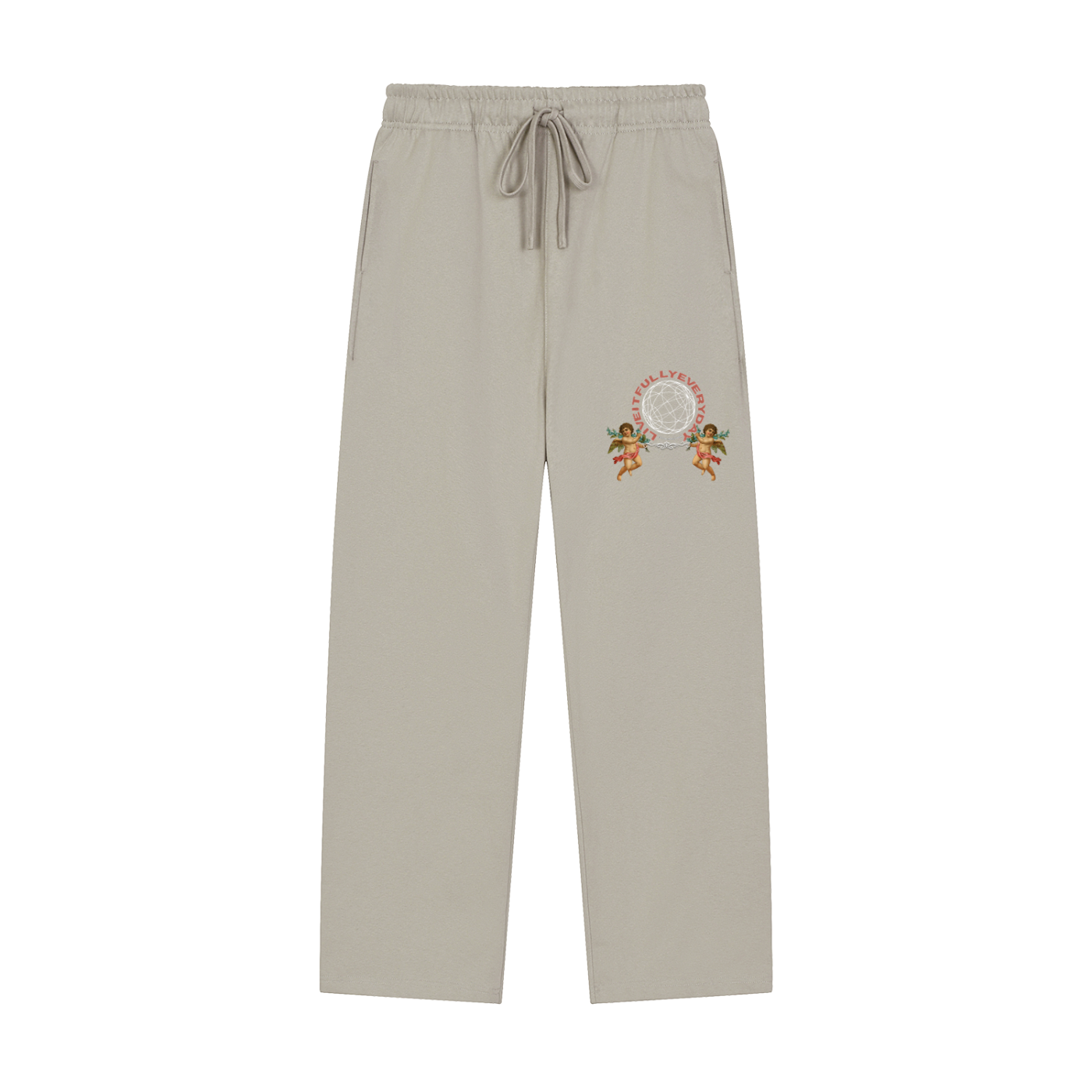 ‘Fountain Of LIFE’ Psalm 36:9 Solid Color Straight-Leg Sweatpants