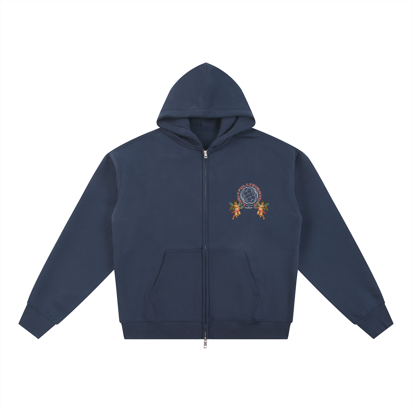‘Fountain Of LIFE’ Psalm 36:9 Essential Fleece Zip-Through Hoodie