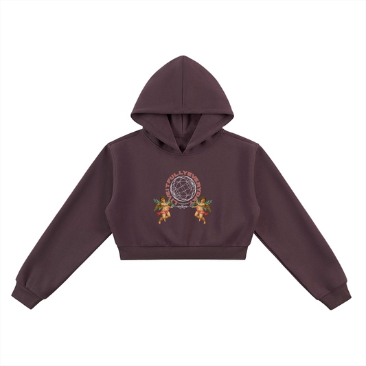 ‘Fountain Of LIFE’ Psalm 36:9 Essential Cropped Hoodie