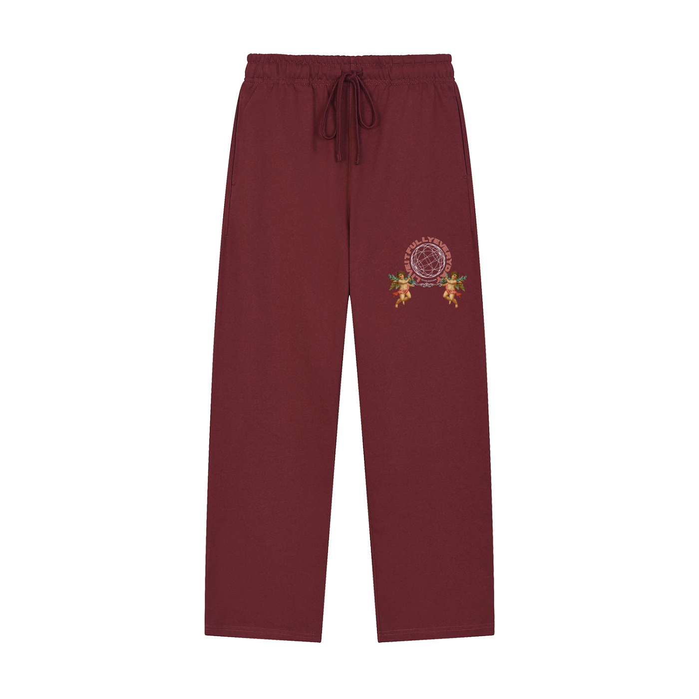 ‘Fountain Of LIFE’ Psalm 36:9 Solid Color Straight-Leg Sweatpants