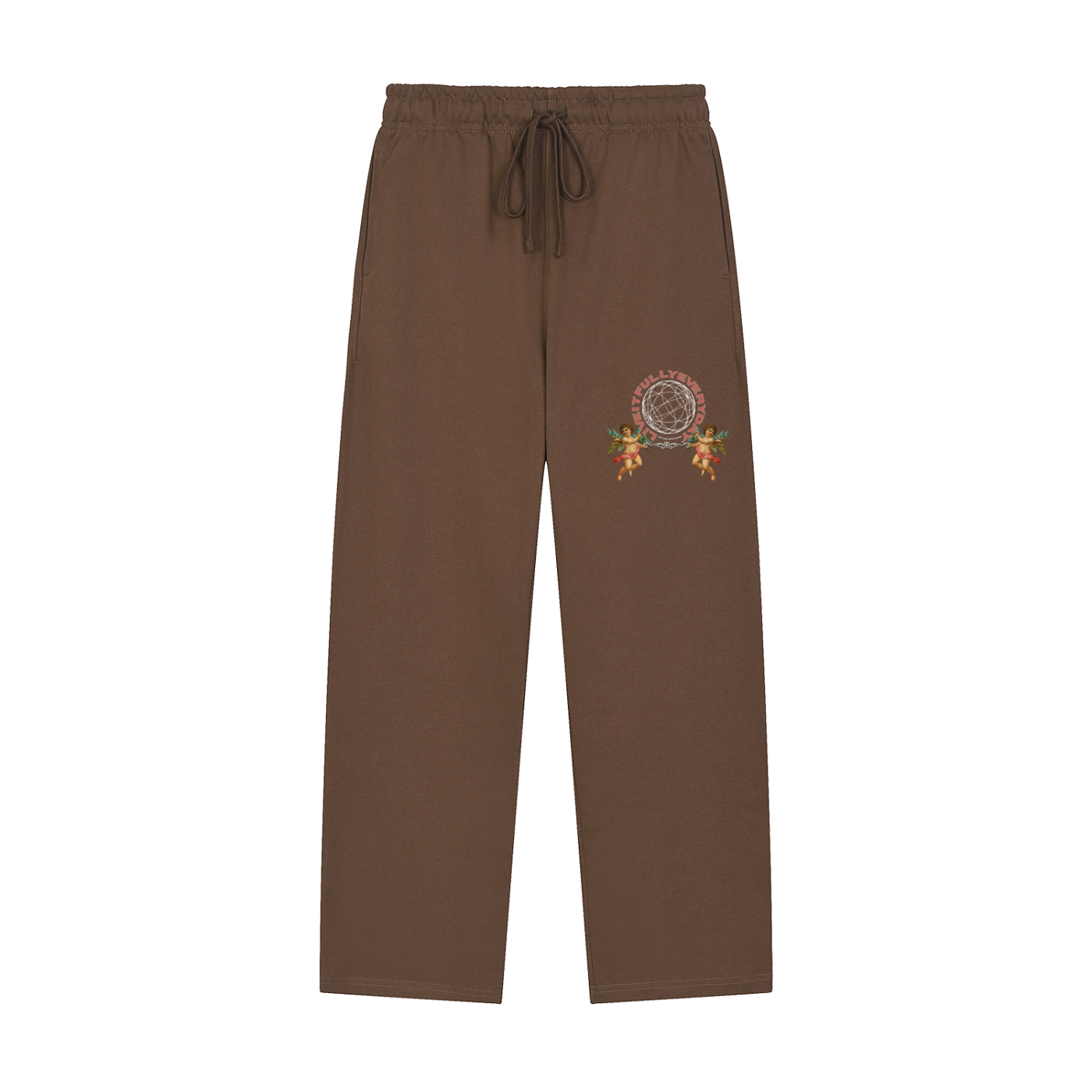 ‘Fountain Of LIFE’ Psalm 36:9 Solid Color Straight-Leg Sweatpants