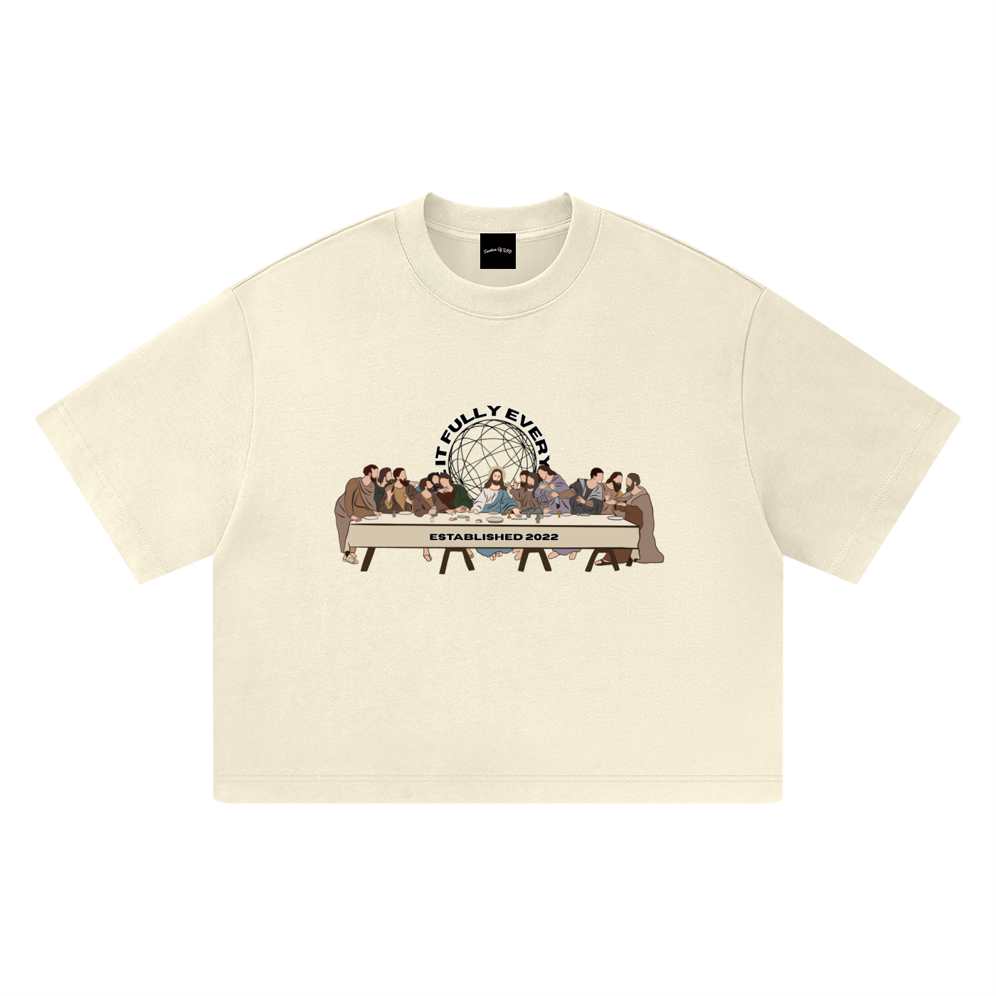 ‘The Last Supper’ Unisex Heavyweight Boxy T-Shirt
