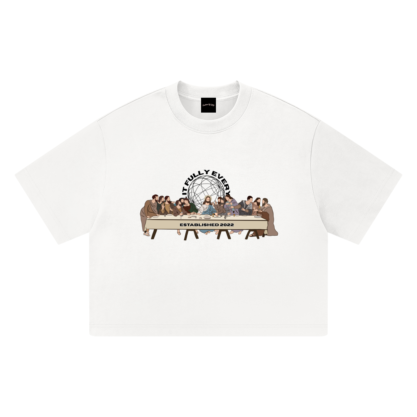 ‘The Last Supper’ Unisex Heavyweight Boxy T-Shirt