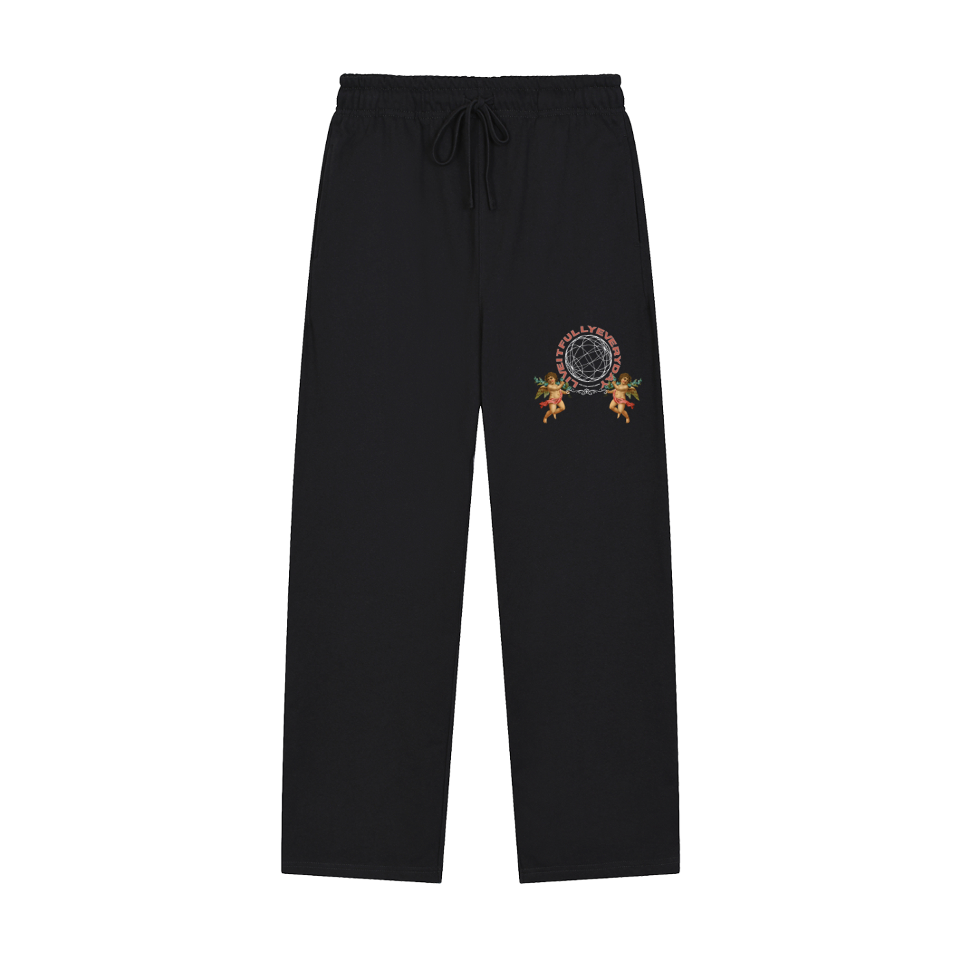 ‘Fountain Of LIFE’ Psalm 36:9 Solid Color Straight-Leg Sweatpants