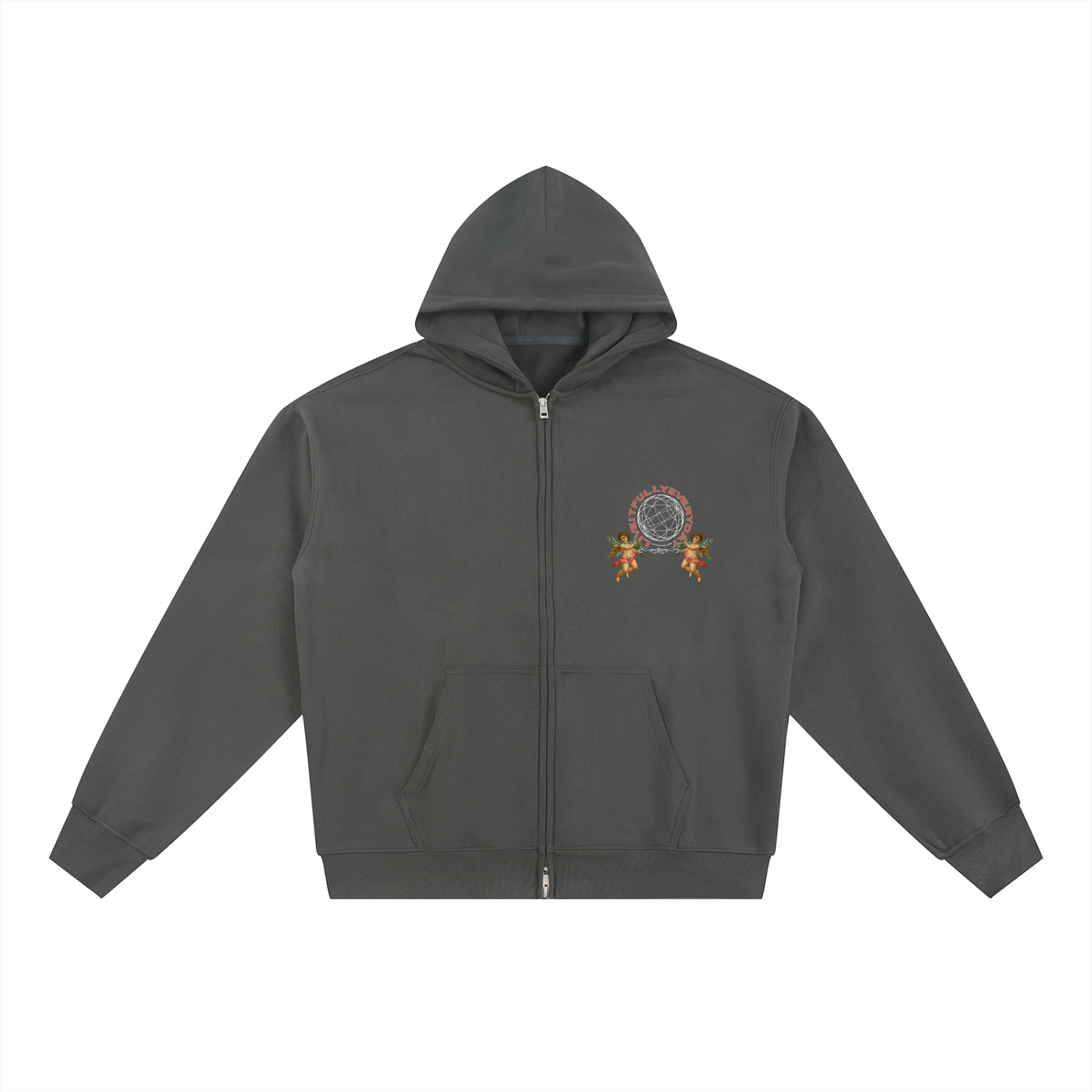 ‘Fountain Of LIFE’ Psalm 36:9 Essential Fleece Zip-Through Hoodie