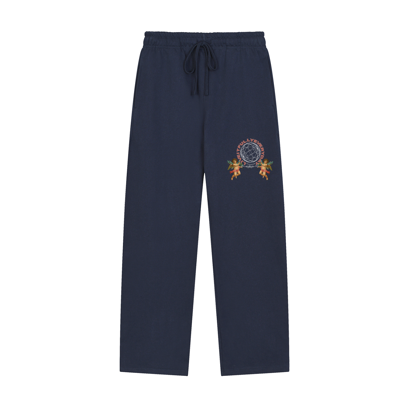 ‘Fountain Of LIFE’ Psalm 36:9 Solid Color Straight-Leg Sweatpants