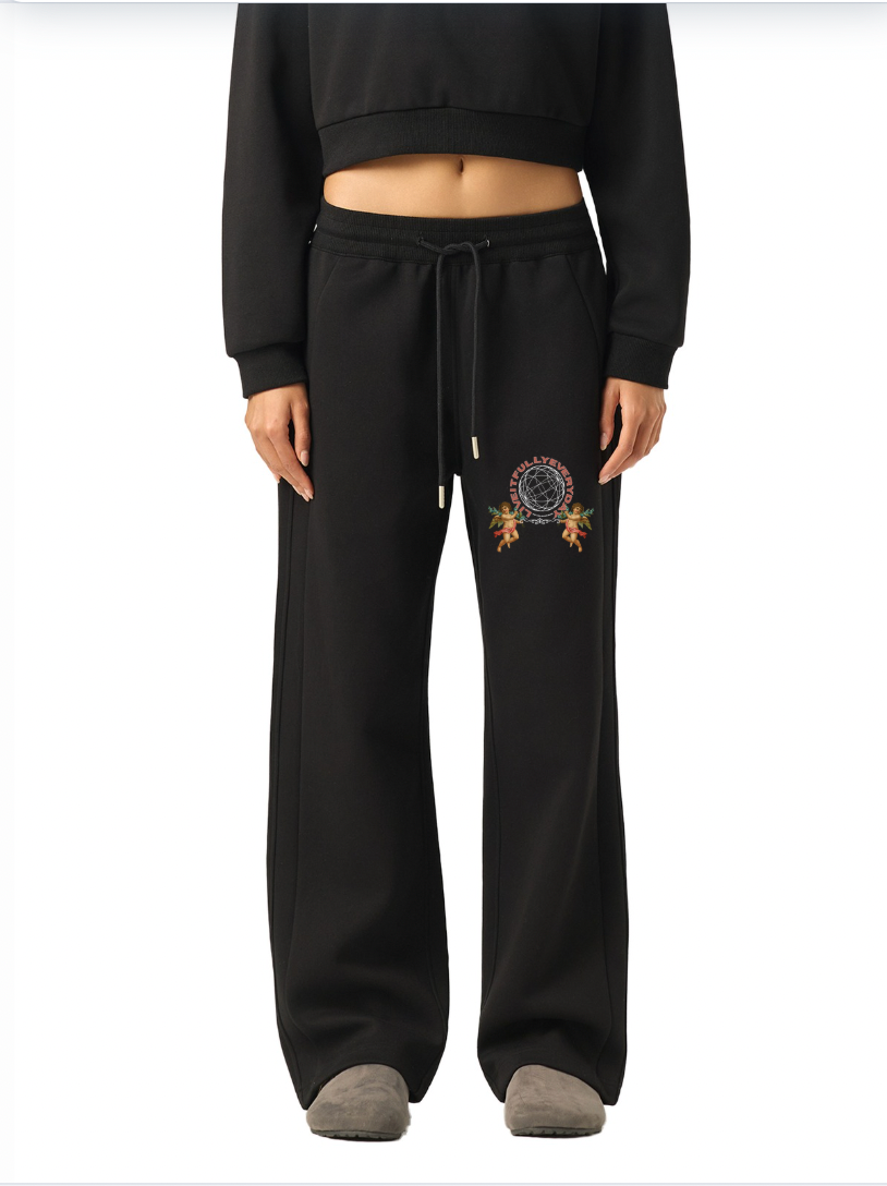 ‘Fountain Of LIFE’ Psalm 36:9 Essential Drawstring Straight-Leg Sweatpants