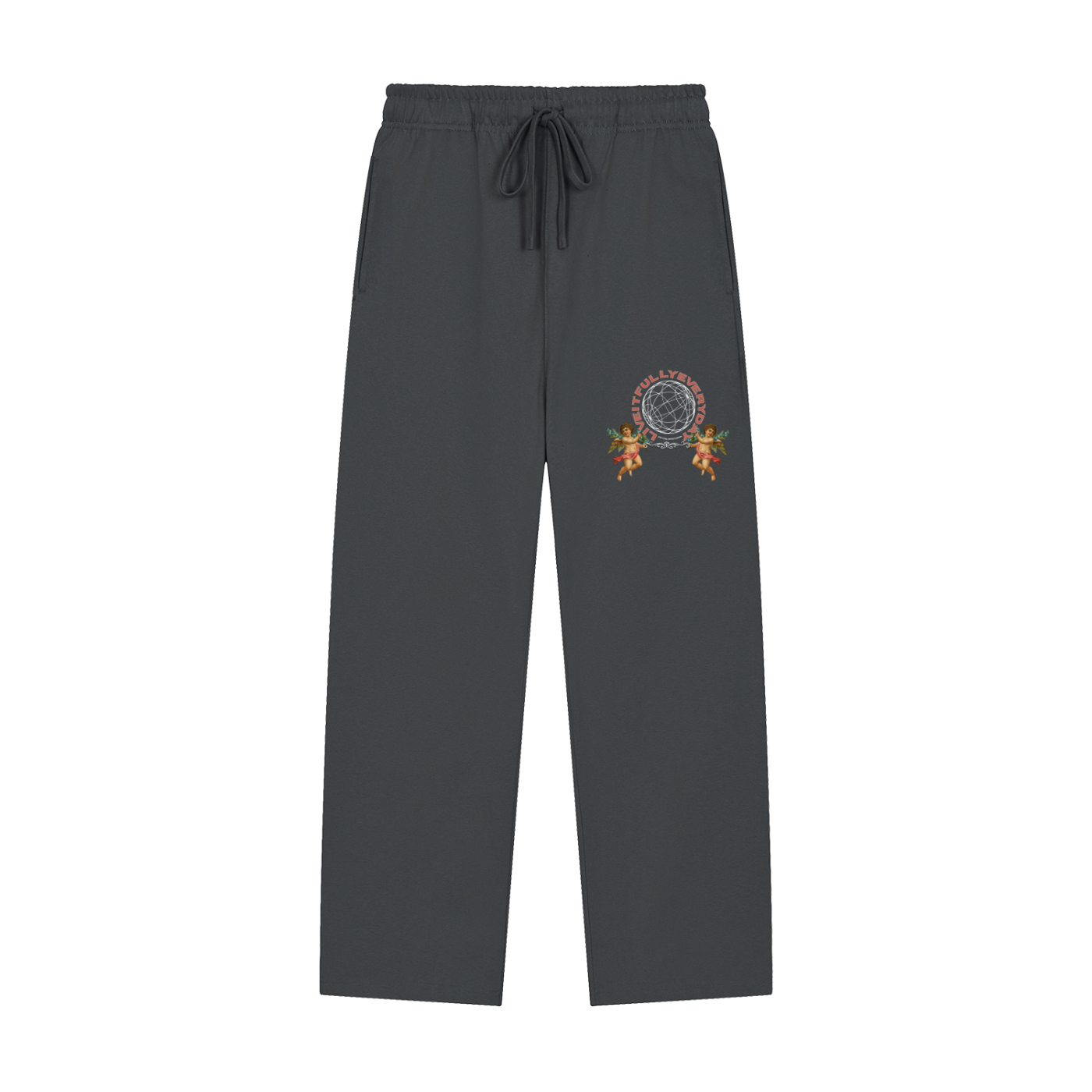 ‘Fountain Of LIFE’ Psalm 36:9 Solid Color Straight-Leg Sweatpants