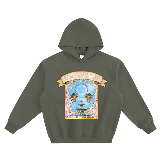 ‘Fountain Of LIFE’ Psalm 36:9 Fleeced Boxy Hoodie