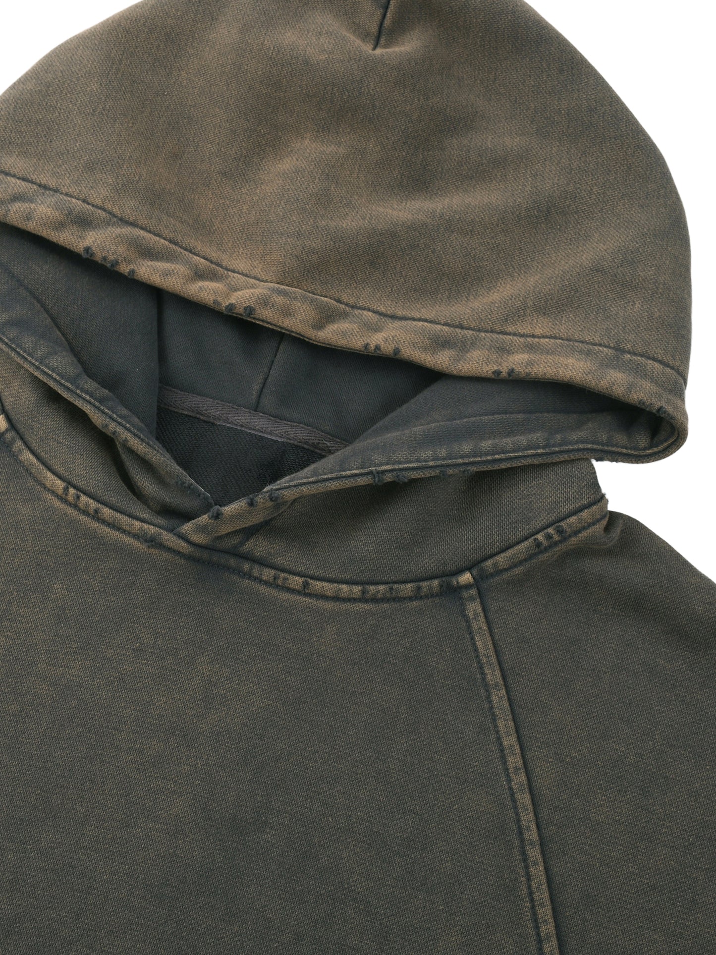 ‘Fountain Of LIFE’ Psalm 36:9 Vintage Washed Frayed-Hem Hoodie