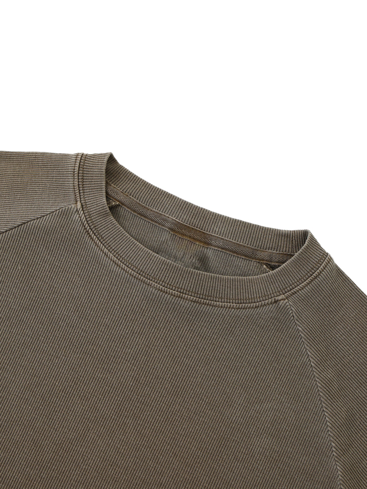 ‘Fountain Of LIFE’ Psalm 36:9 Dyed Washed Raglan Long Sleeve Slim T-Shirt