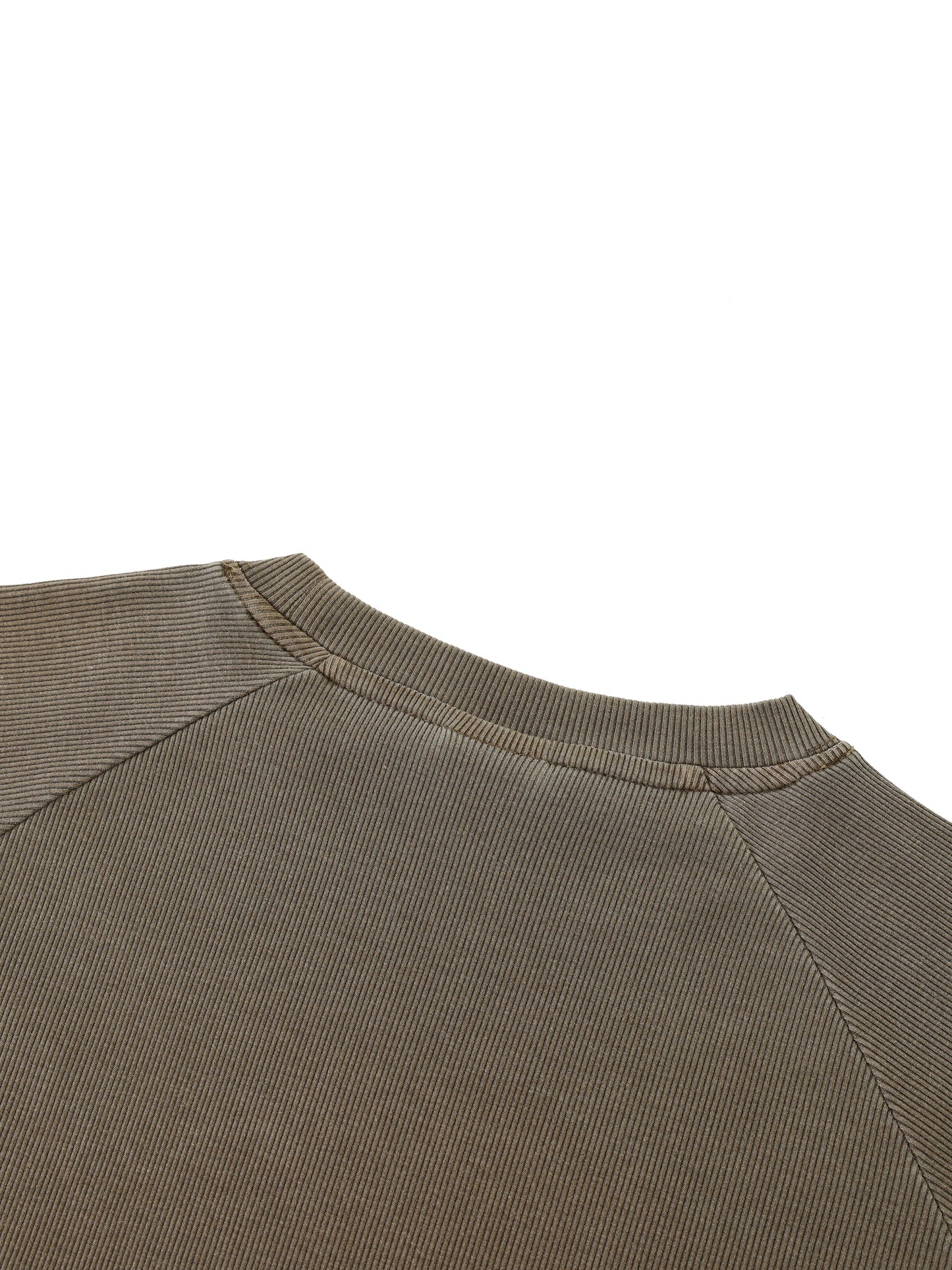 ‘Fountain Of LIFE’ Psalm 36:9 Dyed Washed Raglan Long Sleeve Slim T-Shirt
